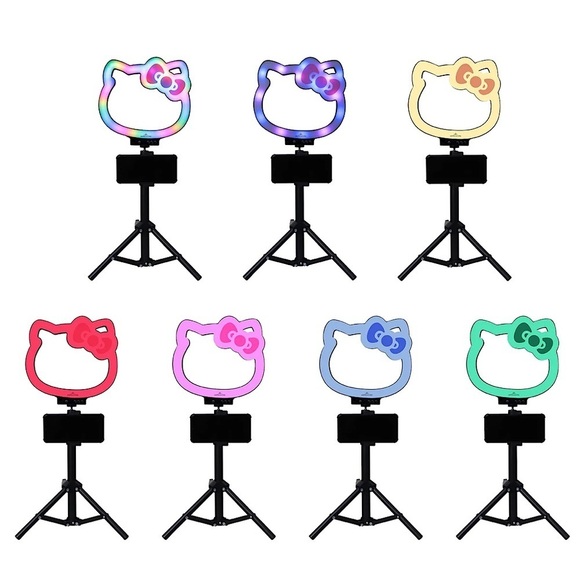 Hello Kitty x Impressions Vanity 10” Desktop Ring Light New - Picture 1 of 5